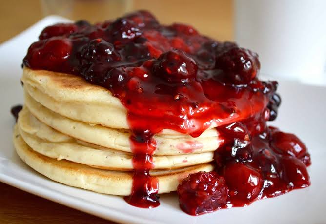 Jelly Bery Pan cake