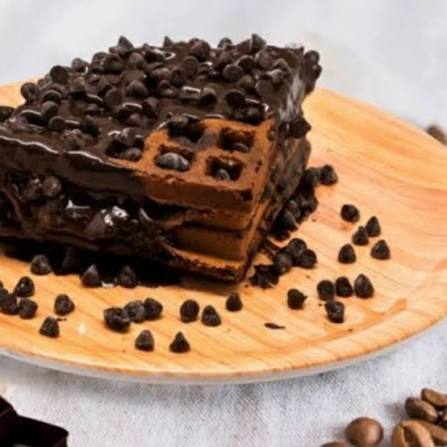 Chocolate Overload Waffles