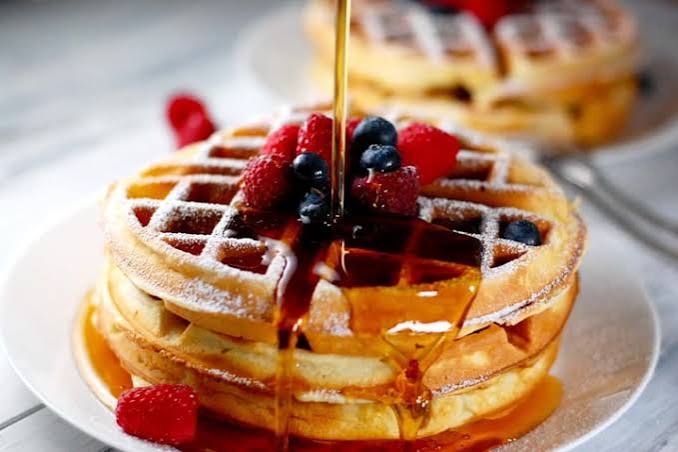 Maple Butter Waffles