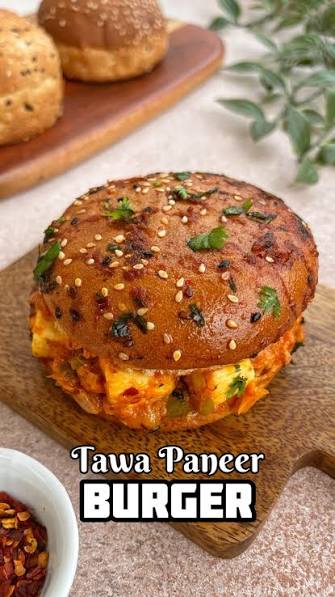 Paneer Cheese Burger