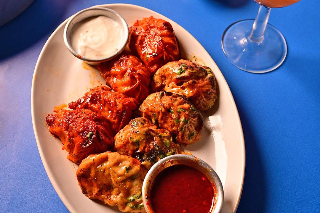 Corn Cheese Fried Tandoori Momos