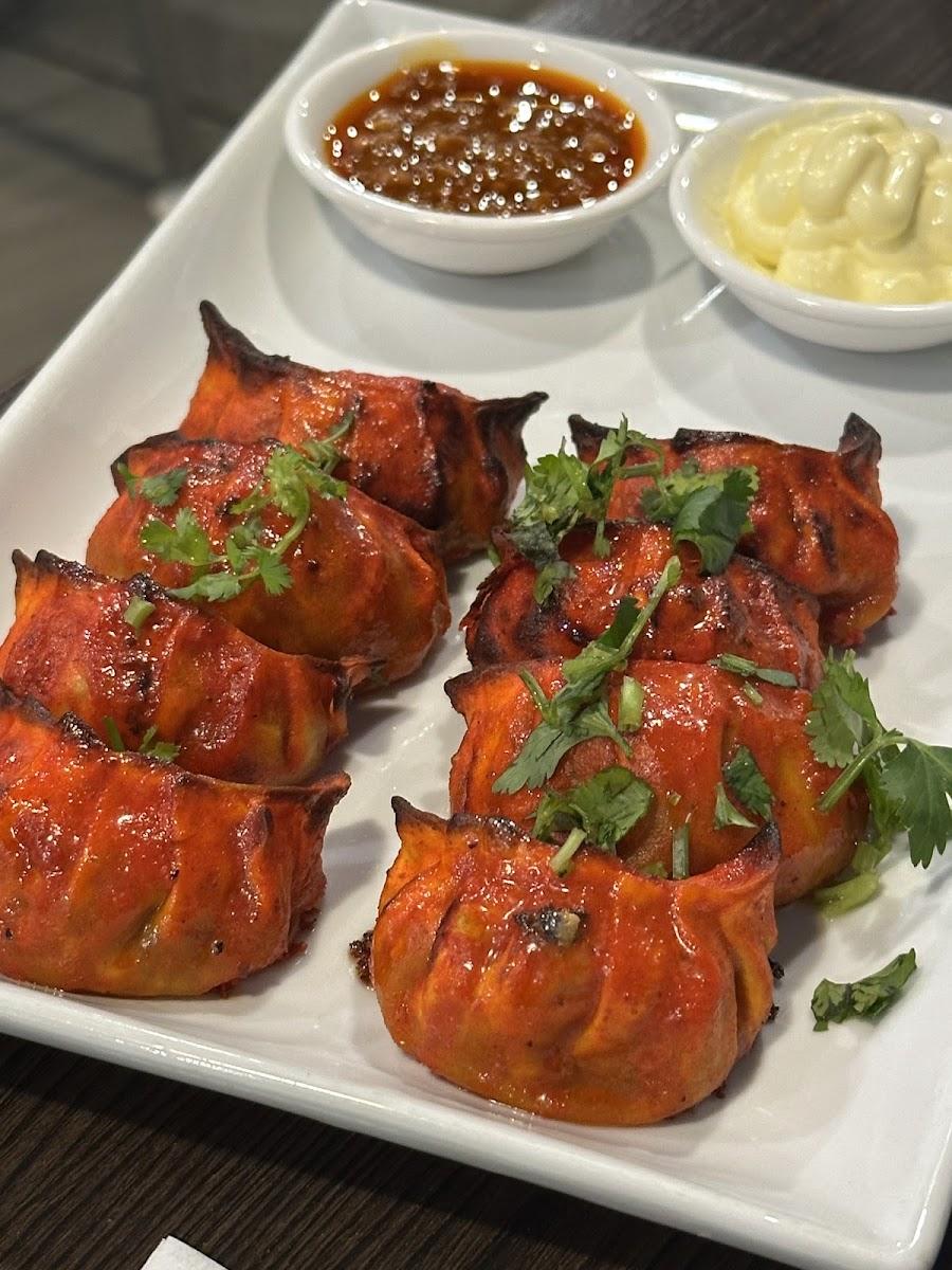 Corn Cheese Tandoori Chipotle Momos