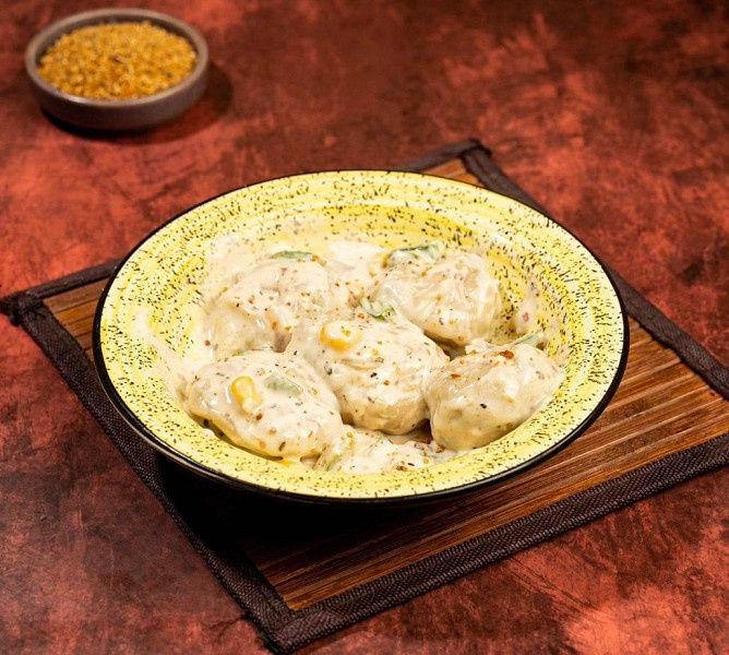 Corn Cheese Fried Gravy Momos
