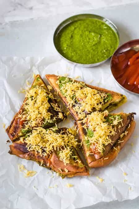 Masala Cheese Sandwich