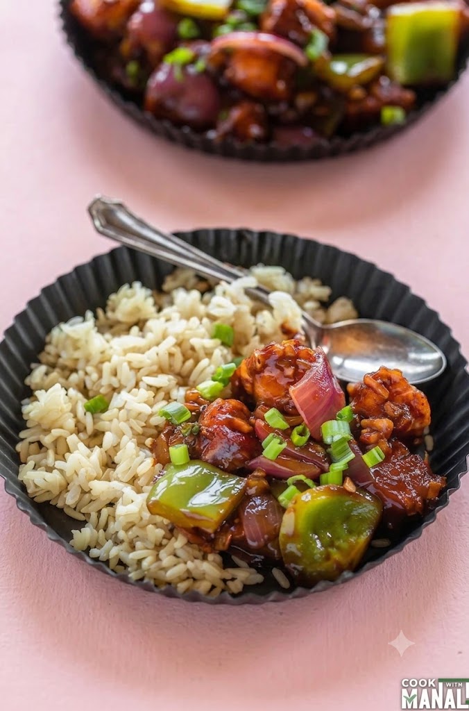 Chilli Paneer Rice