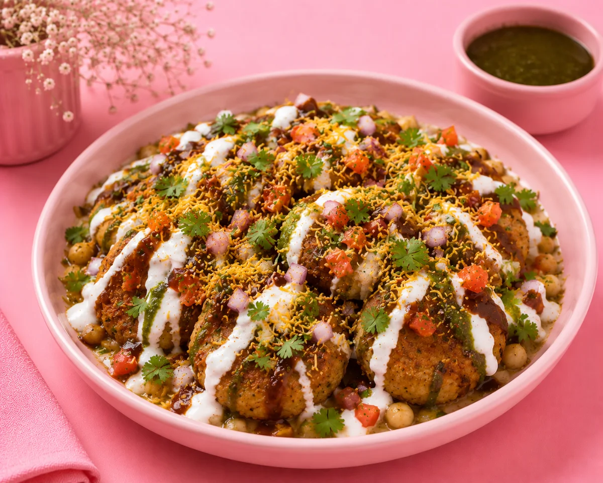 Veg Kebab Chaat