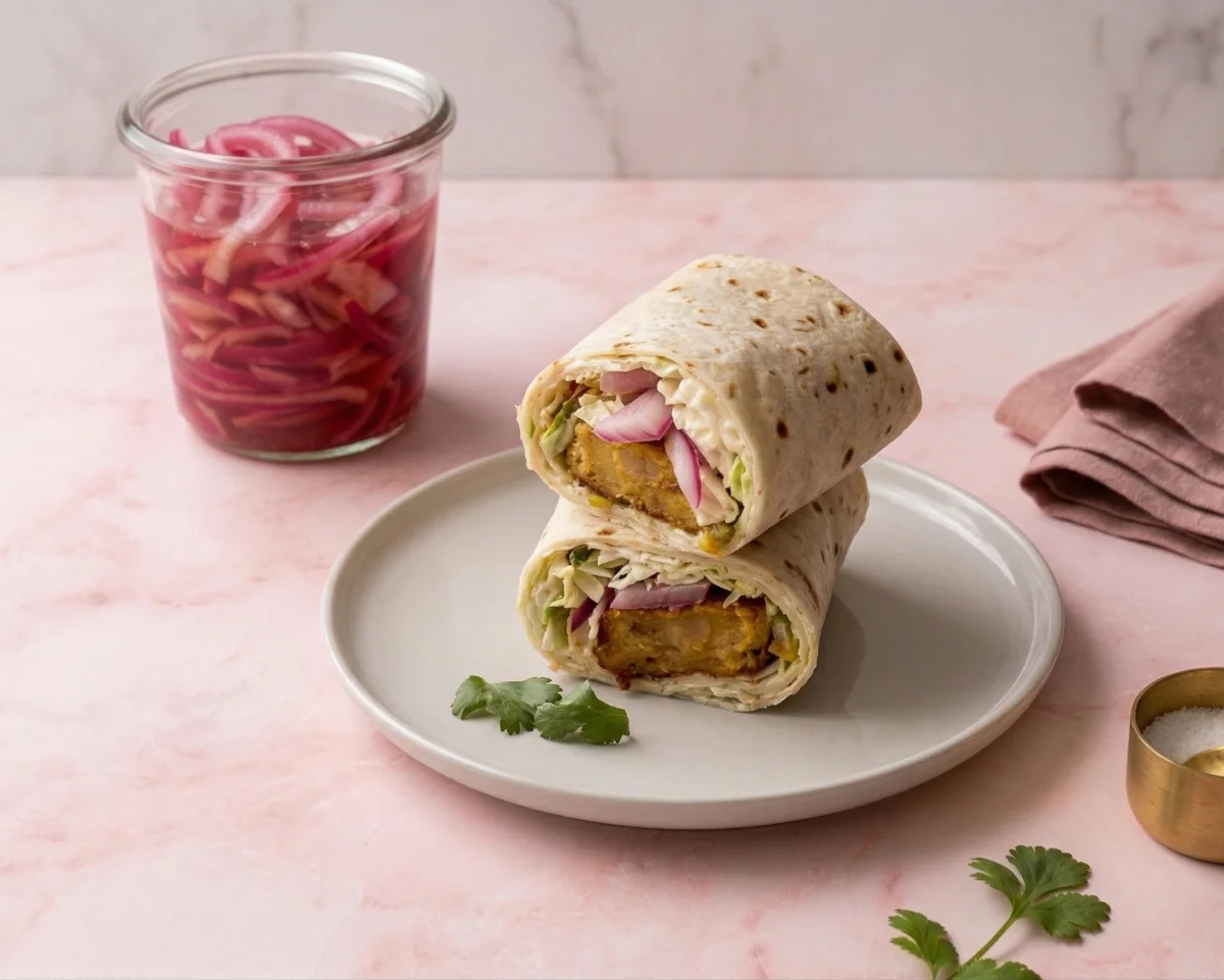 Aloo Tikki Wrap