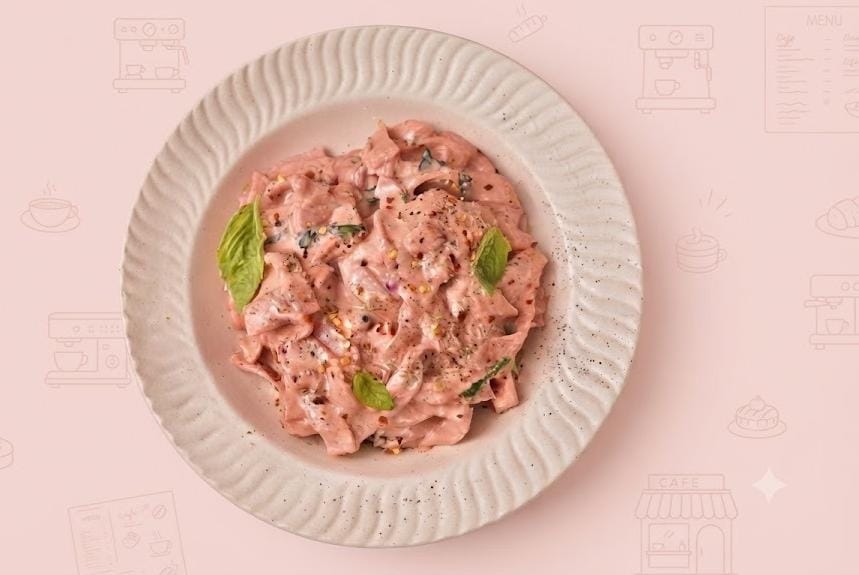 Creamy Twist  Pasta (pink)
