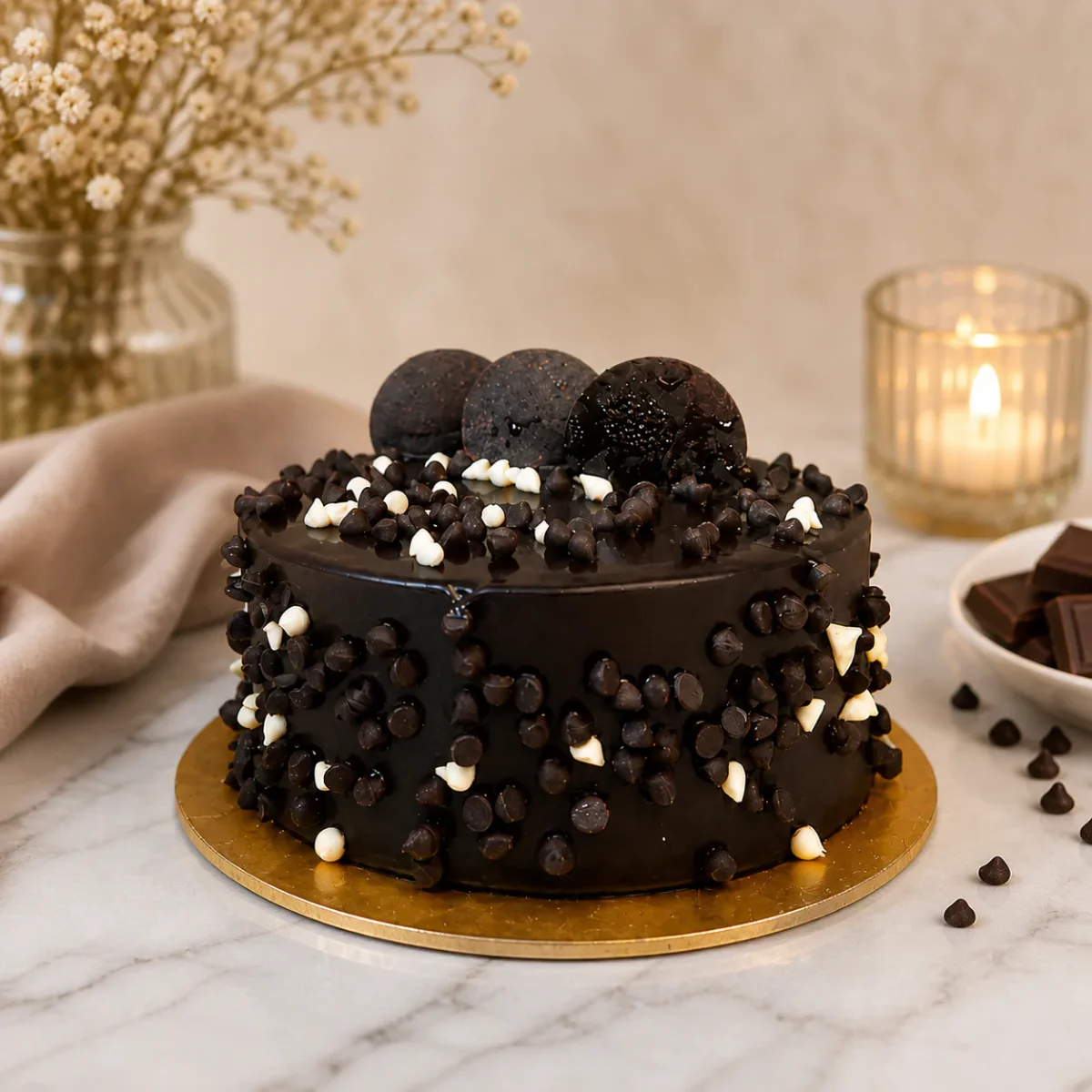 Choco Chips Bento Cake