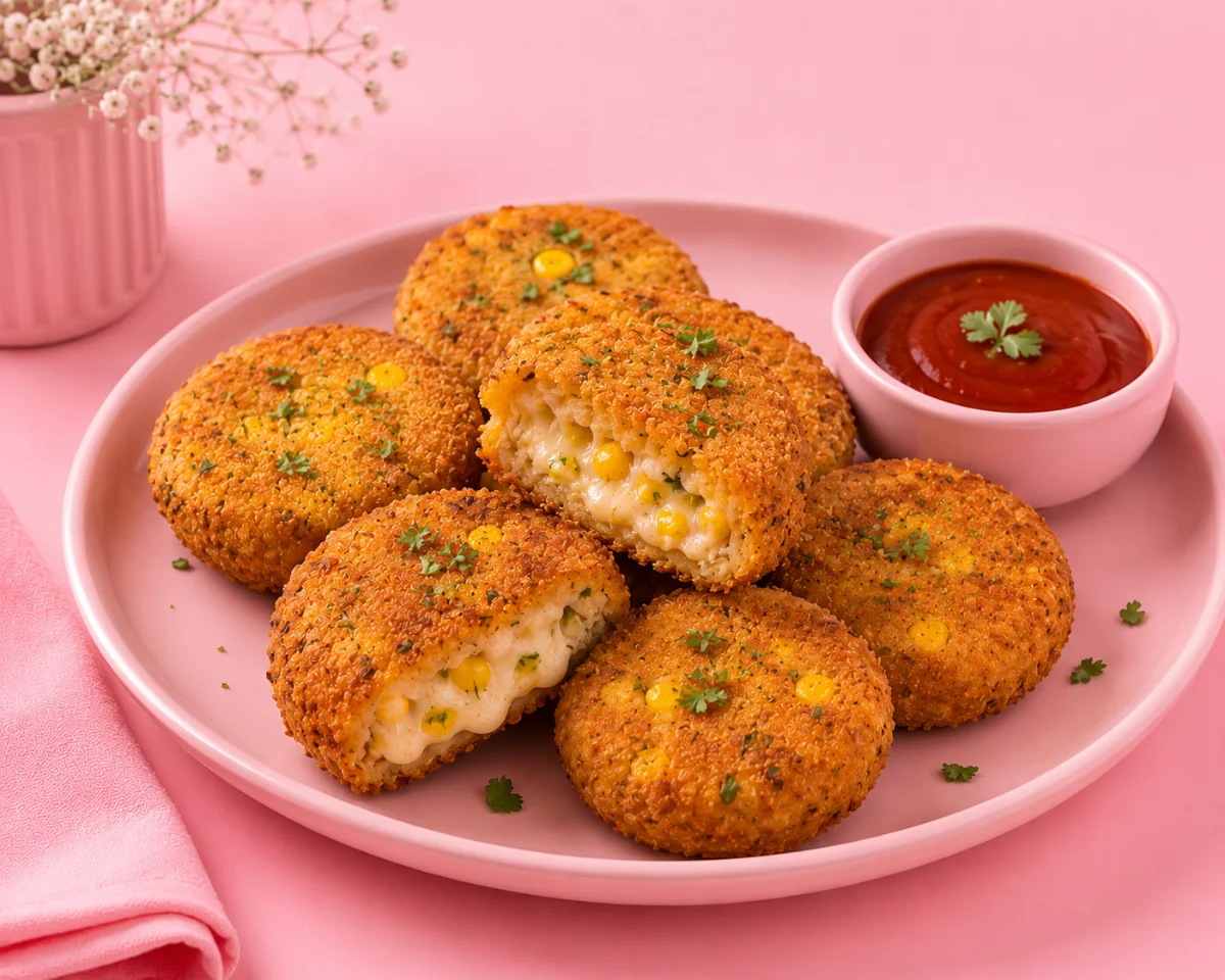 Cheese Corn Cutlet(4pcs)