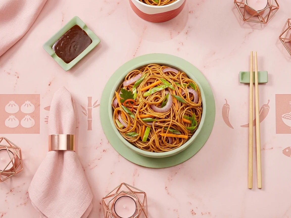 Veg Hakka Noodles