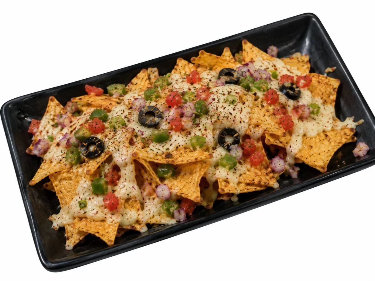 Veg. Cheese Nachos