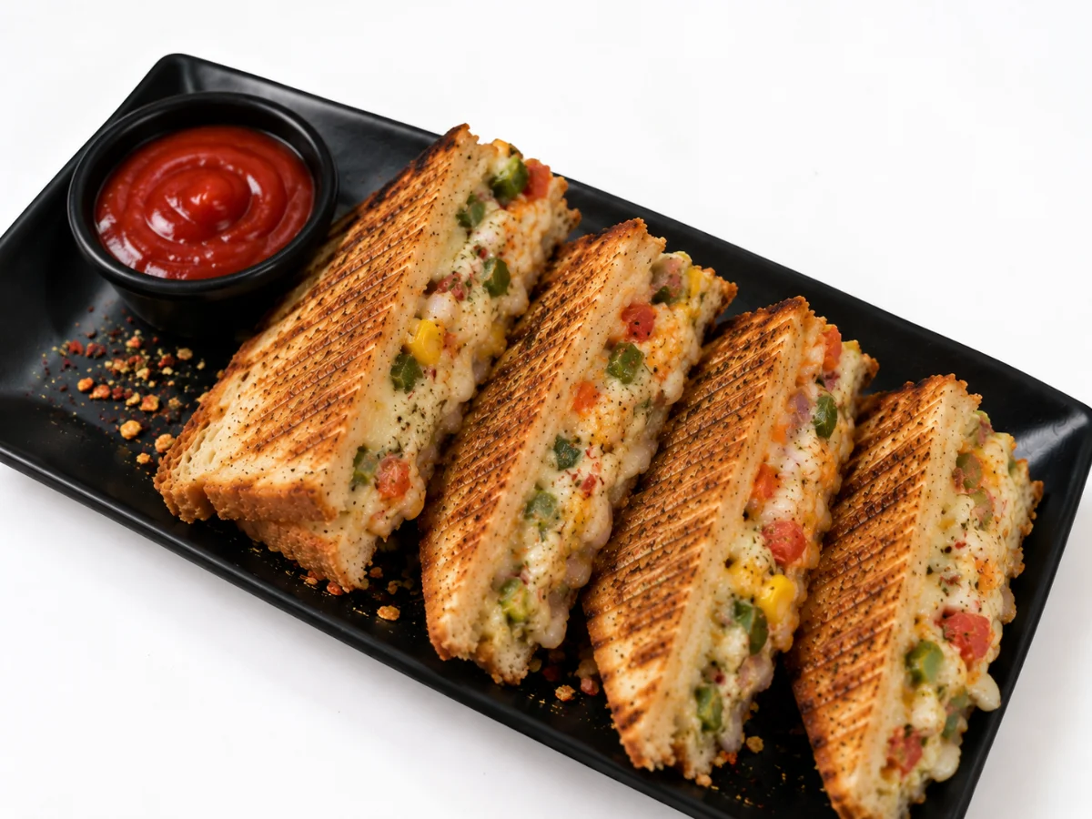 Vegetable Cheese Sandwich
