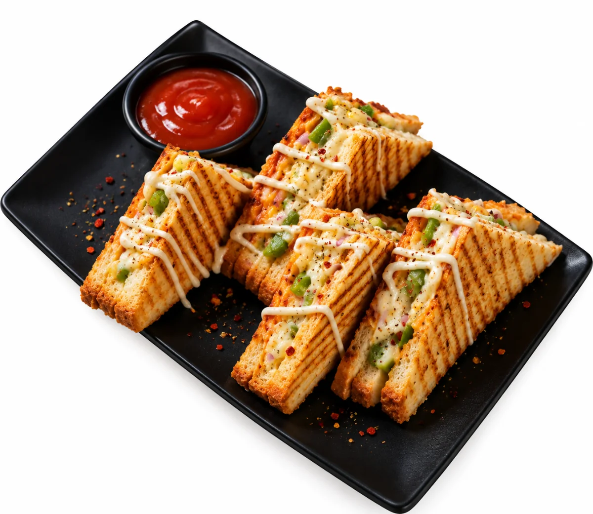 Capsicum Cheese Sandwich