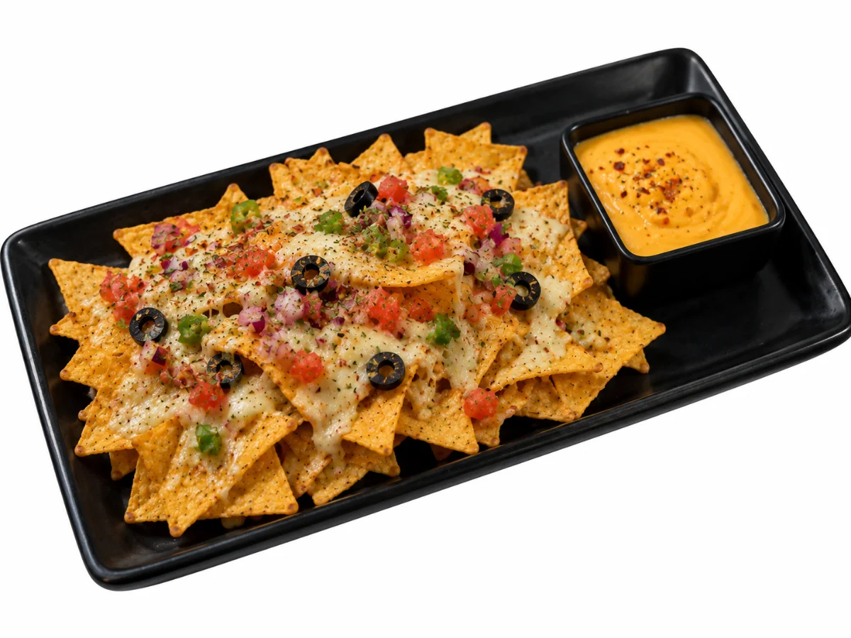 Classic Nachos With Dip
