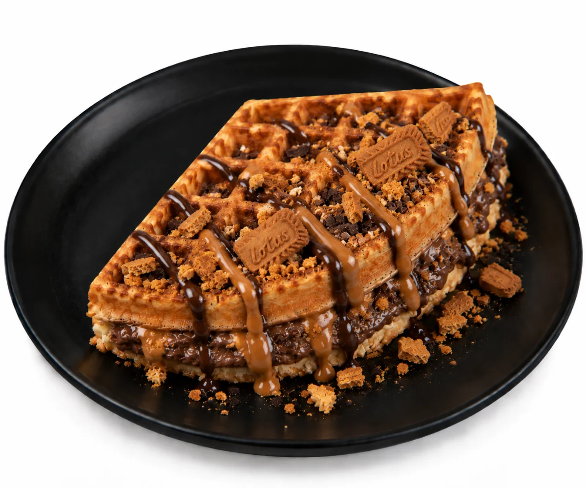 Choco Biscoff Waffle