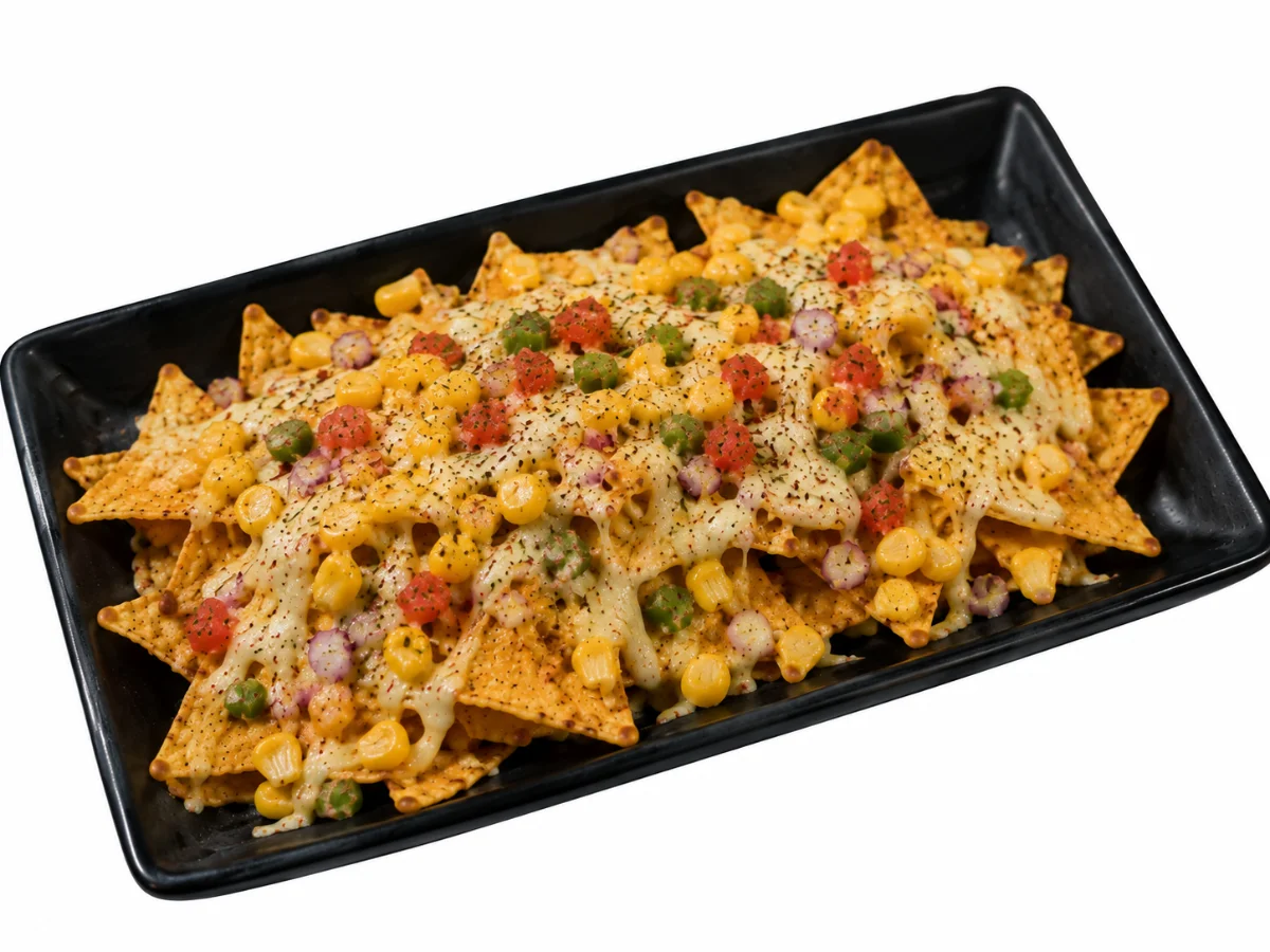Corn N Cheese Nachos