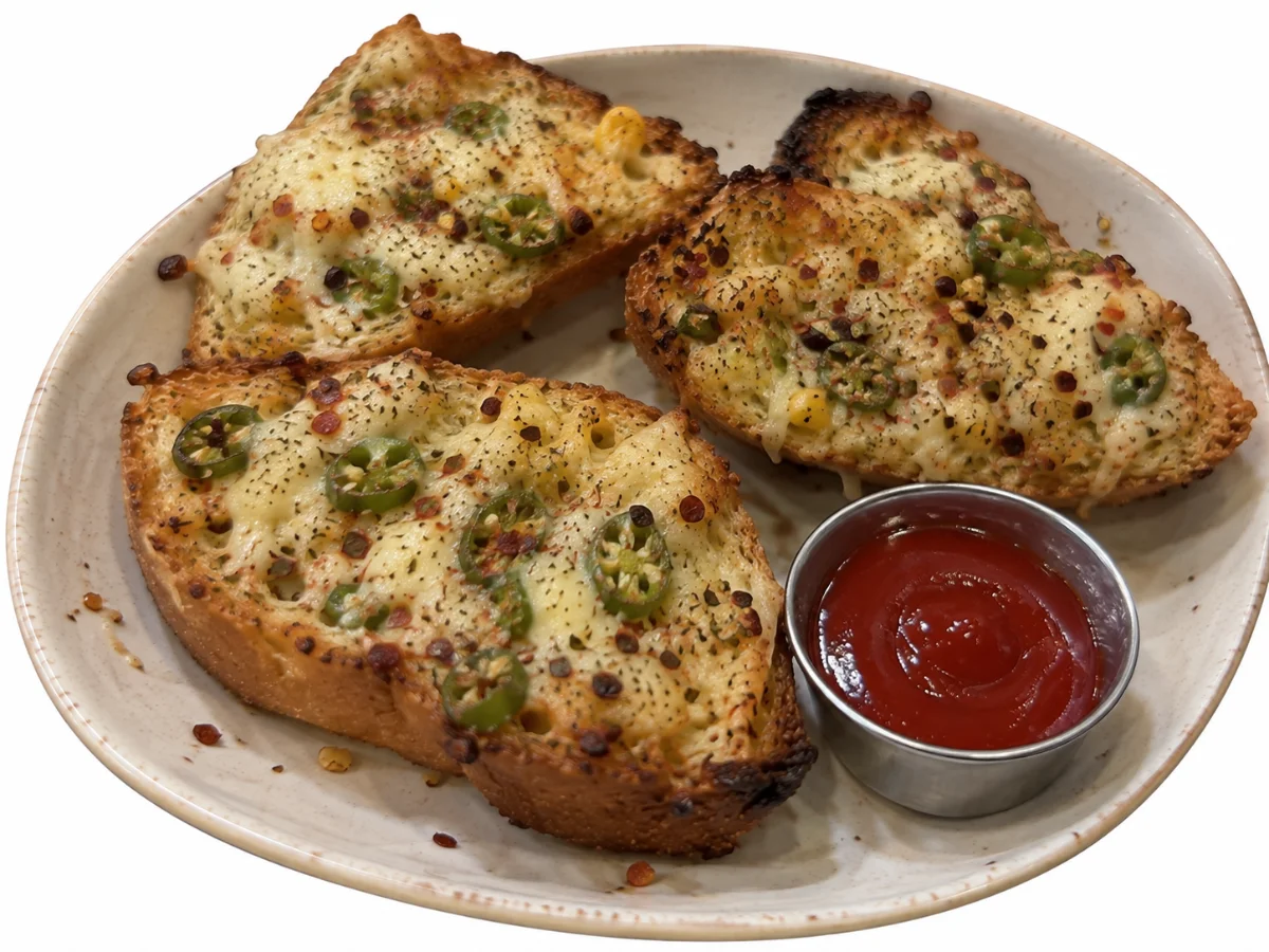 Chilli Cheese Garlic Bread
