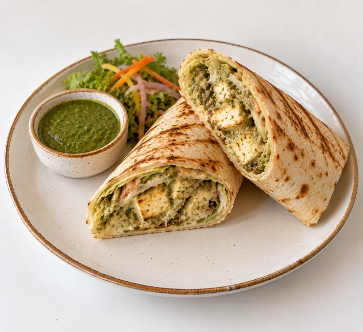 Afghani Paneer Cheese Wrap