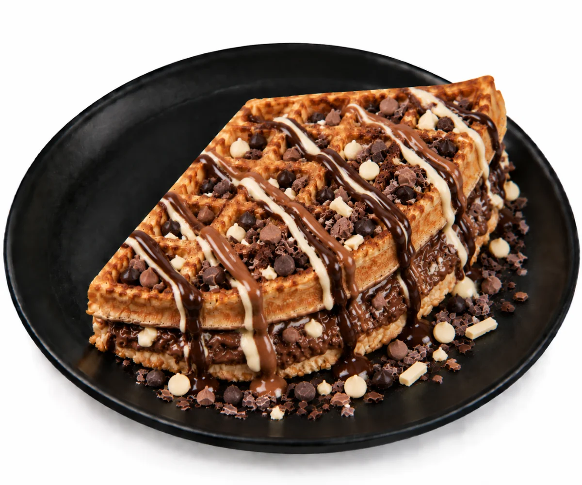 Triple Chocolate Waffle