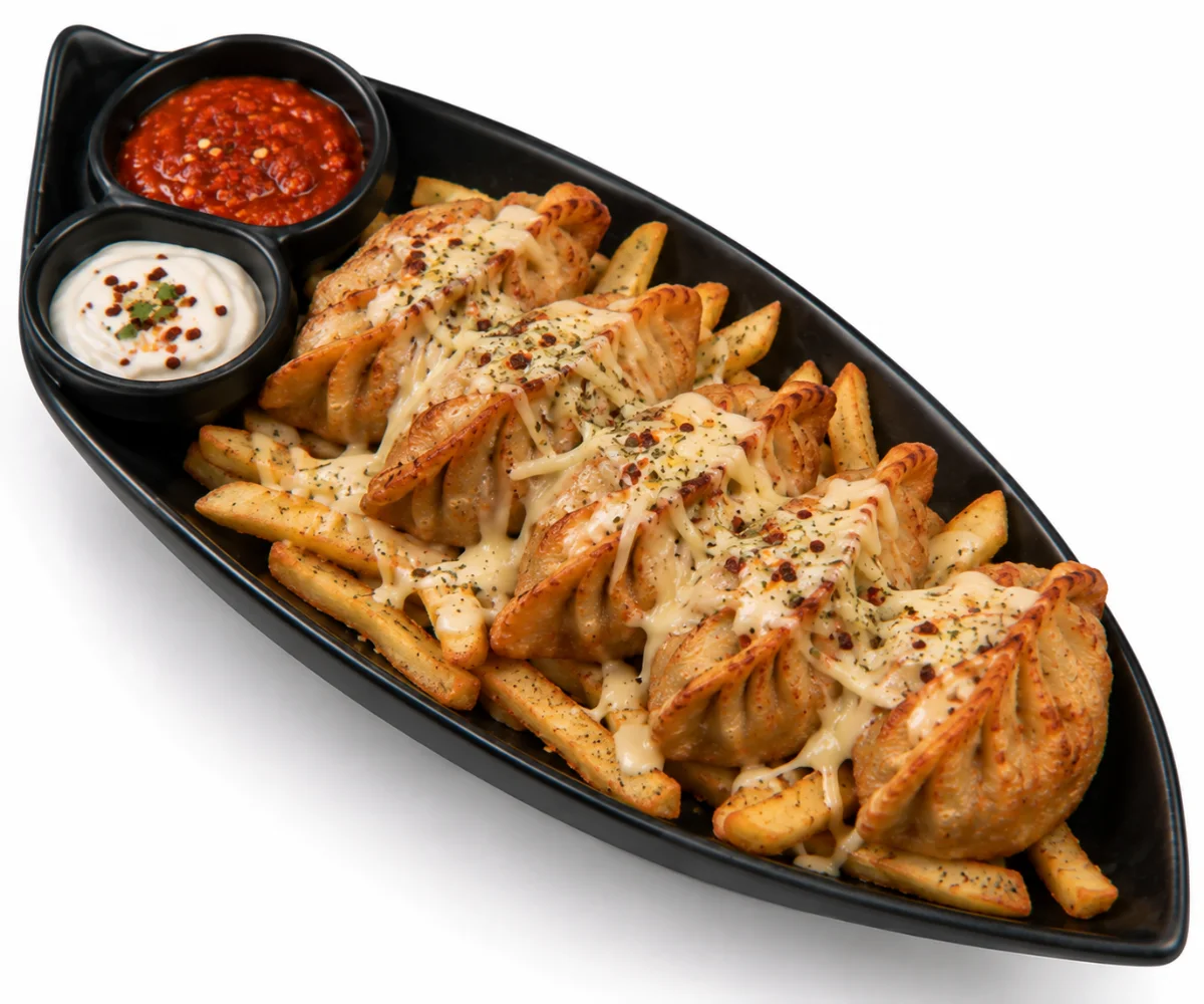 Corn N Cheese Fries Momo