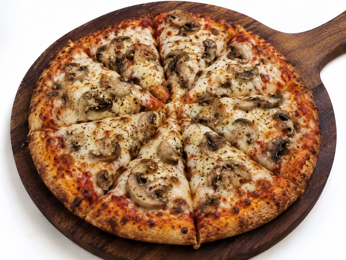 Mushroom Cheese Pizza