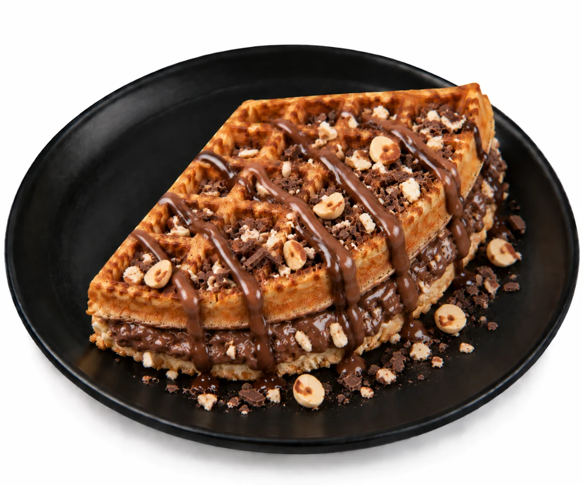 Crunchy Hazelnut Waffle