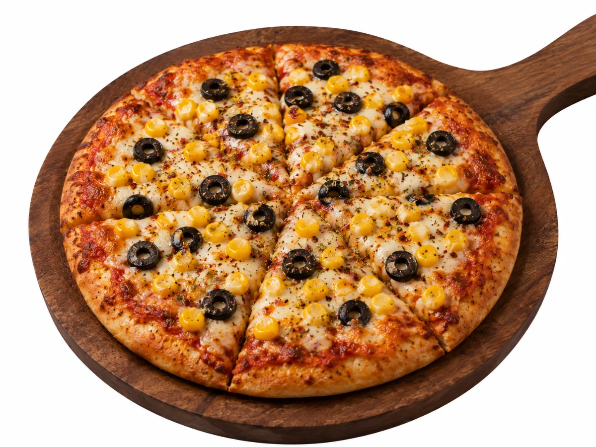Corn & Olive Pizza