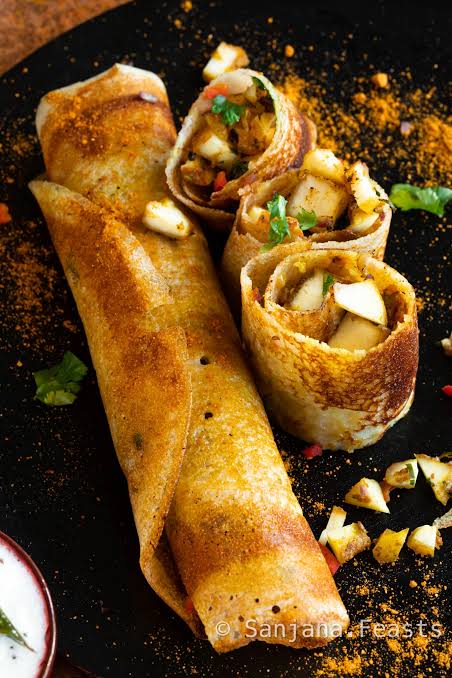 Tandoori Paneer Masala Dosa