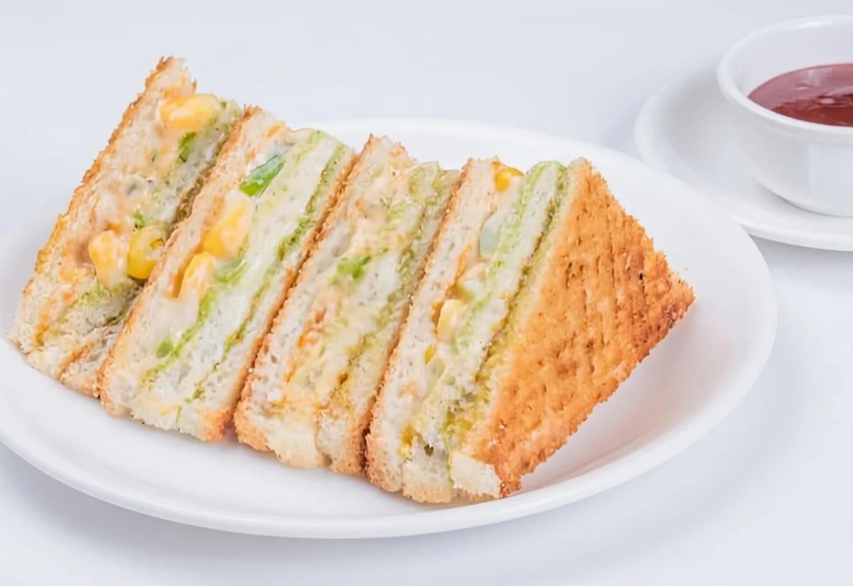 Chilli Corn Cheese Sandwich