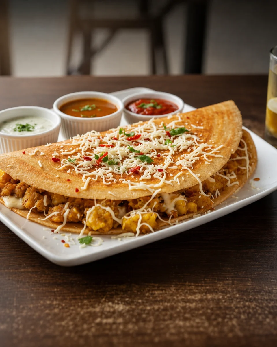 Cheese Masala Dosa
