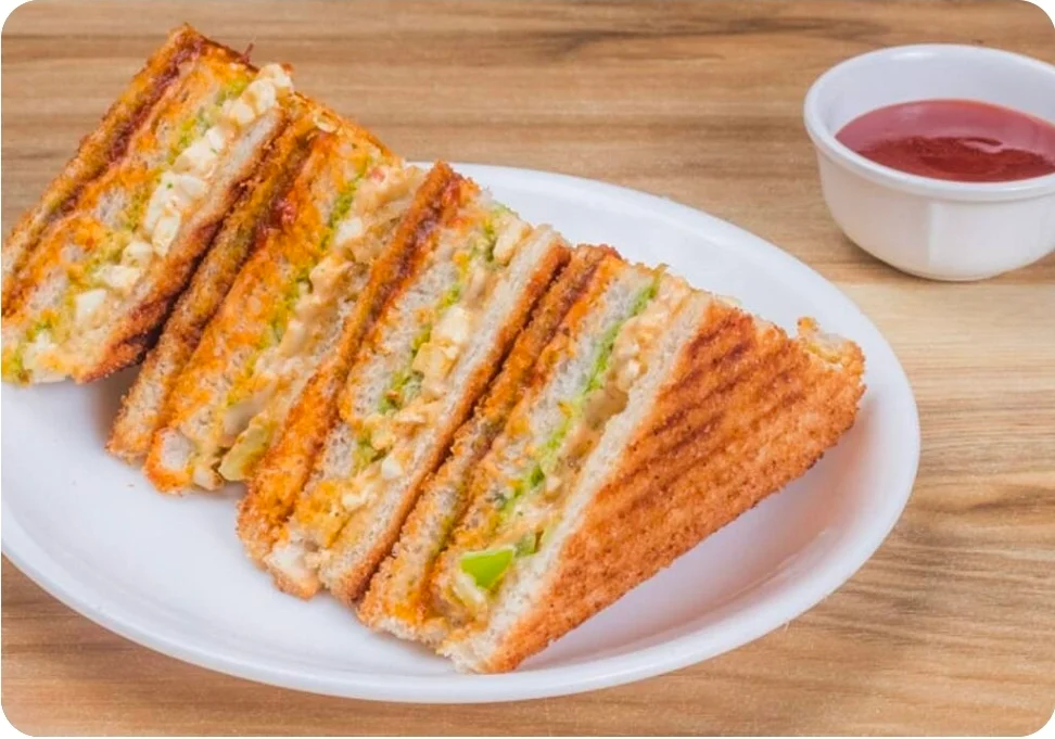 Garlic Paneer Cheese Sandwich