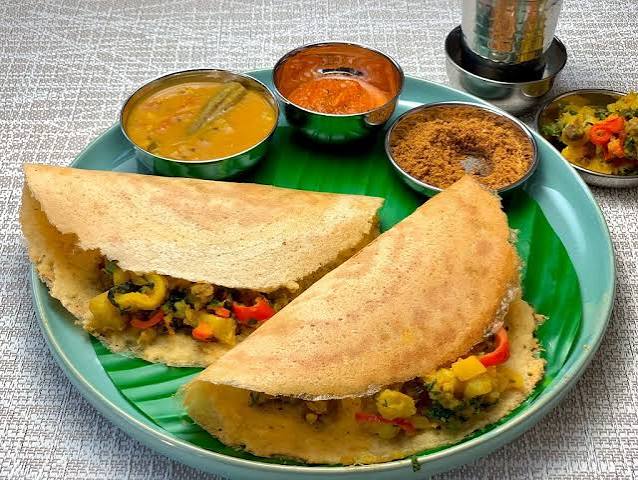 Ghee Roast Masala Dosa