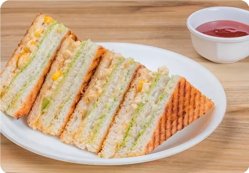 Chatar Butter Paneer Sandwich