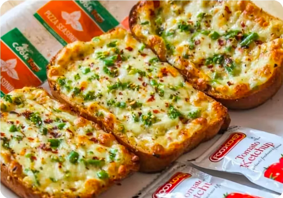 Chilli Cheese Garlic Bread