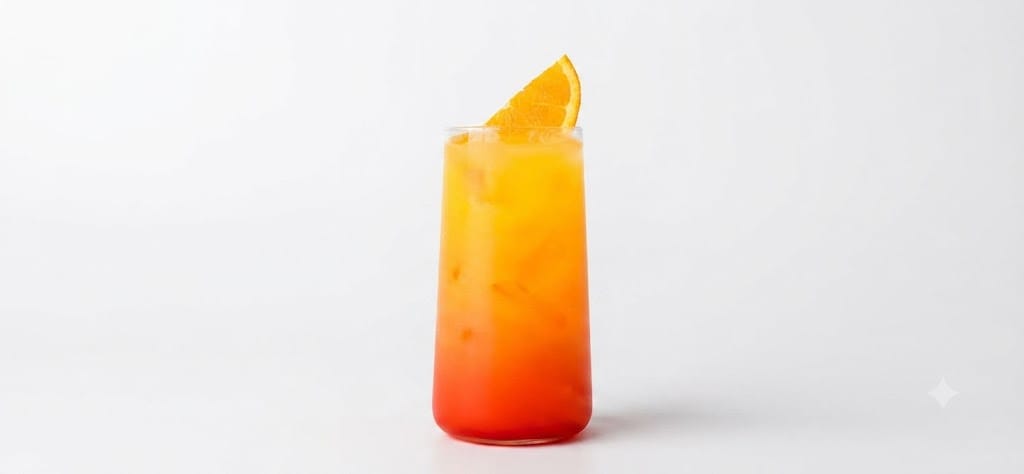 Passion Sunrise mocktail