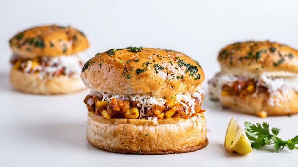 Corn Tikki Burger