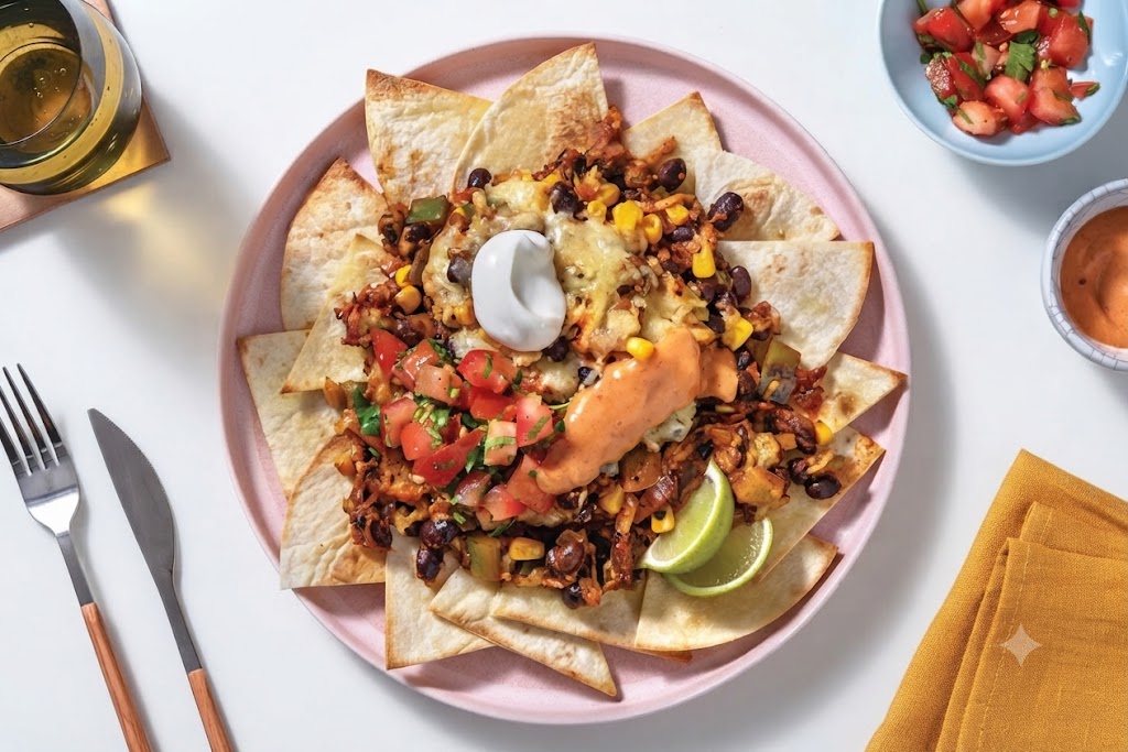 Mexican Bean Nachos