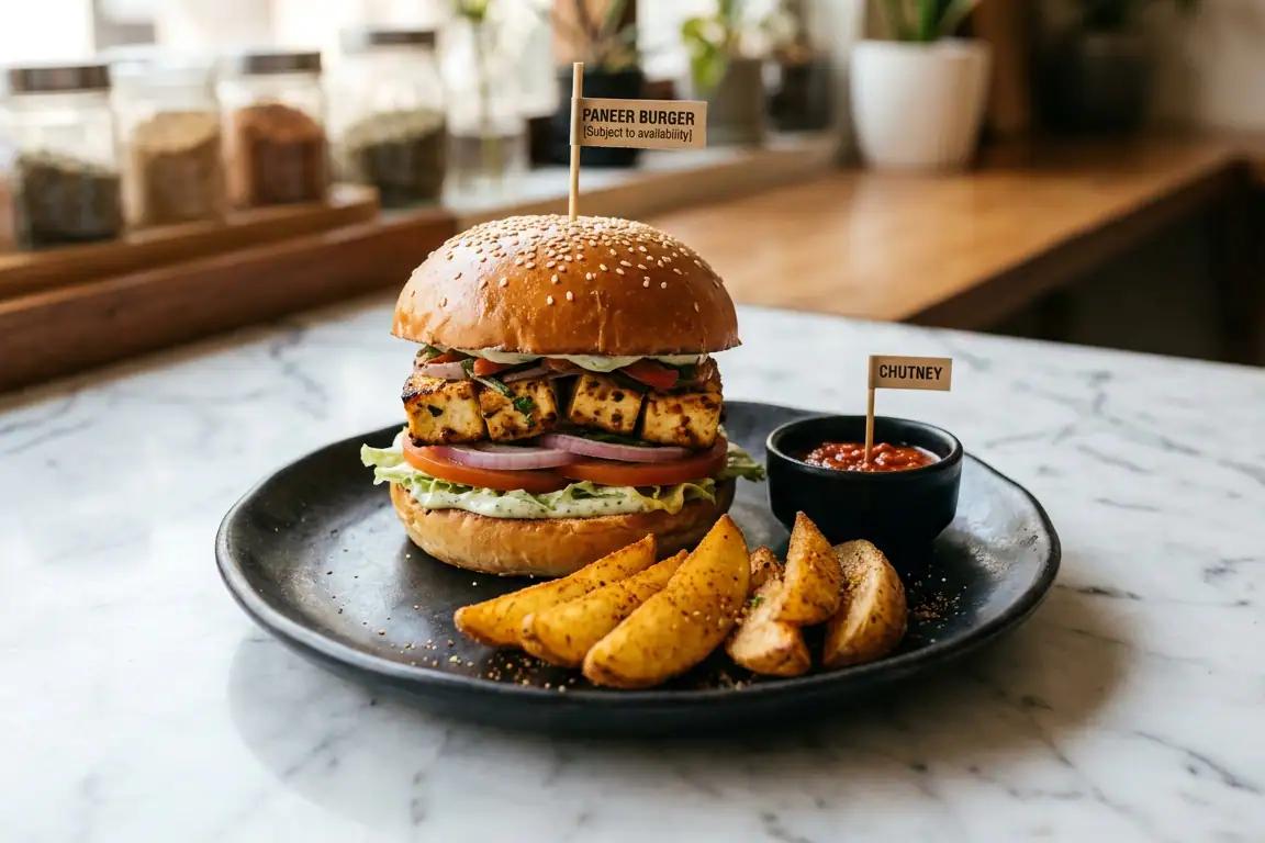 Paneer Cheese Burger
