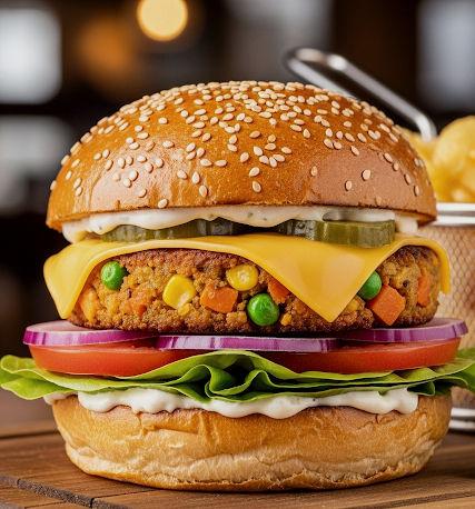 Veg.Cheese Burger