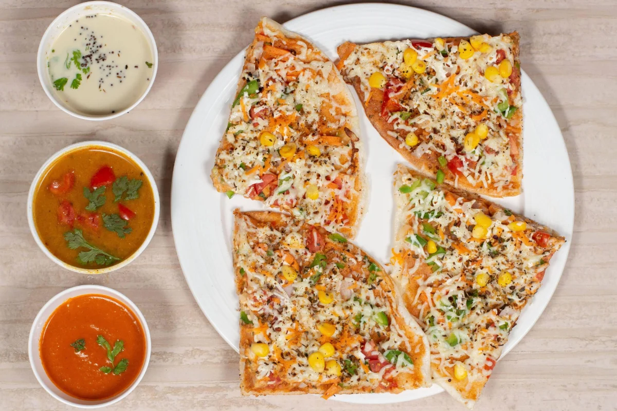 Cheese Paneer Pizza Dosa