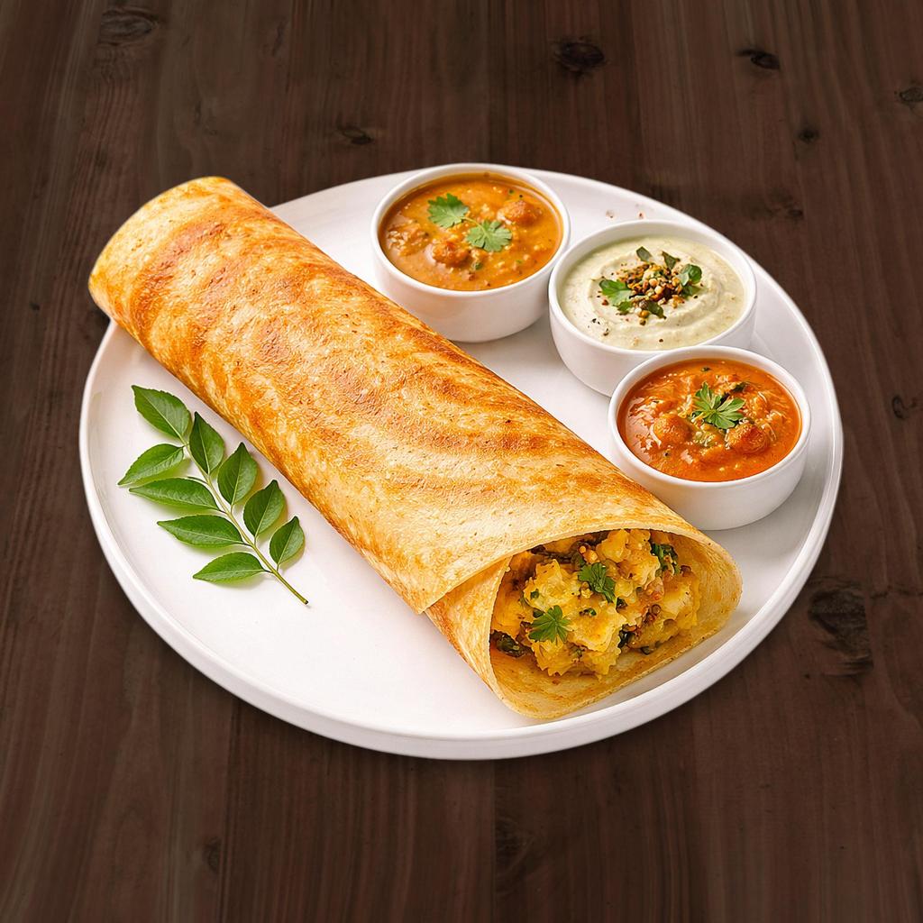 Garlic Masala Dosa