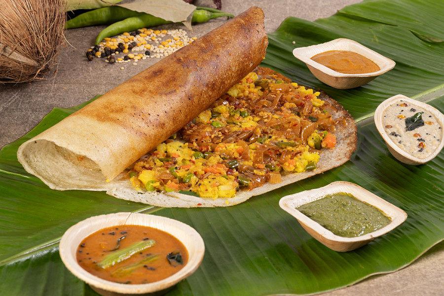 Mix Veg Masala Dosa