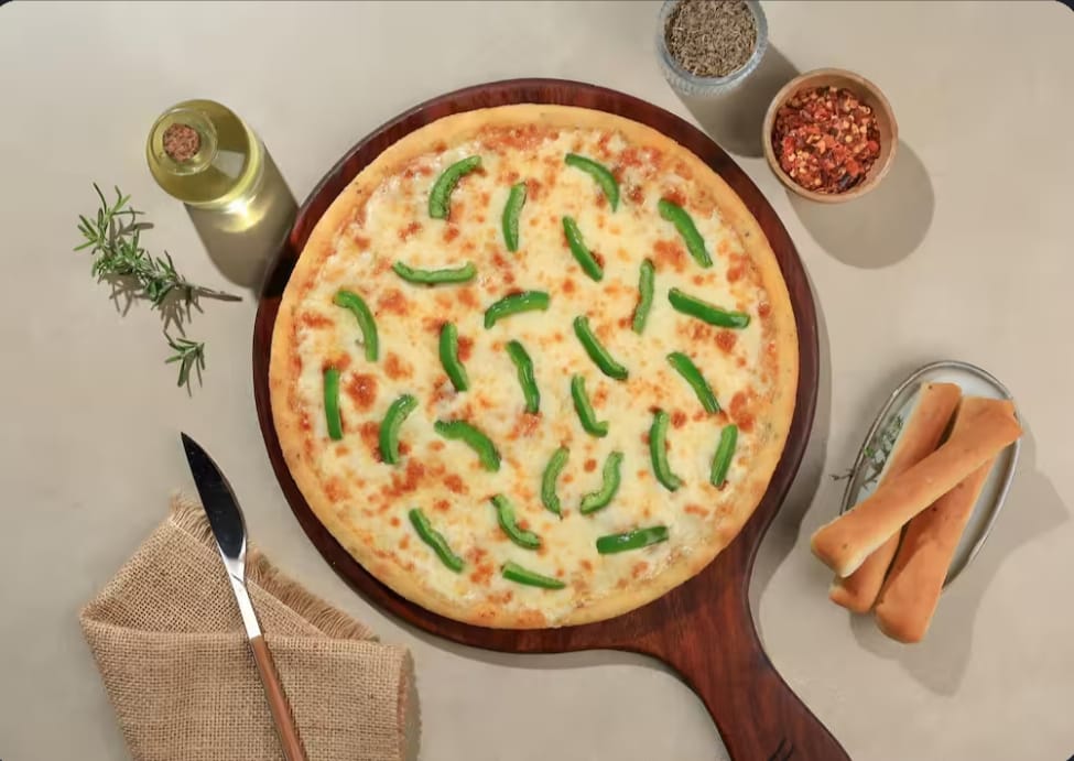 Cheese Capsicum Pizza