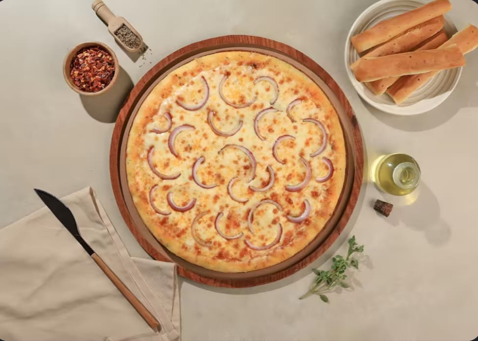 Cheese Onion Pizza