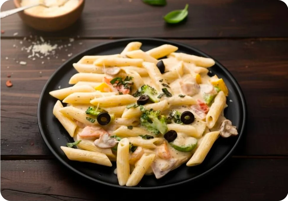 Italian White Sauce Pasta