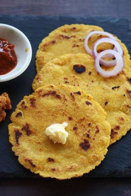 Makka Roti Butter