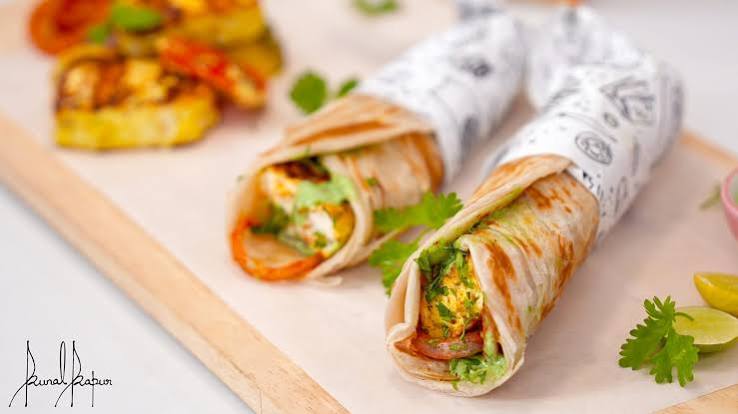 Paneer Tikka Roll